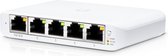 Ubiquiti Networks UniFi Switch Flex Mini (3-pack) Géré Gigabit Ethernet (10/100/1000) Connexion Ethernet, supportant l'alimentation via ce port (PoE) Blanc