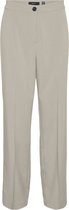 Vero Moda Broek Vmrita Mw Straight Pant Noos 10301554 Silver Lining Dames Maat - W30 X L32