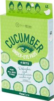 Oogmaskers komkommer - komkommer masker - 4 SETS - Anti wallen en donkere kringen Onder de ogen