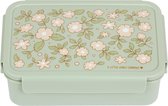 A Little Lovely Company - Bento brooddoos lunchbox - Bloesems - saliegroen