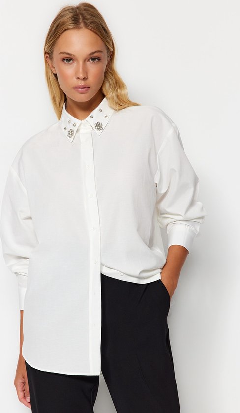 Trendyol Vrouwen Standaard mouw Basis Shirt