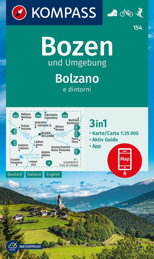 Bozen & surroundings D/I/E + Aktiv Guide - cover