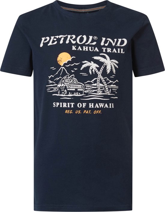 Petrol Industries - T-shirt Garçons avec illustration Sunseeker - Blauw - Taille 164