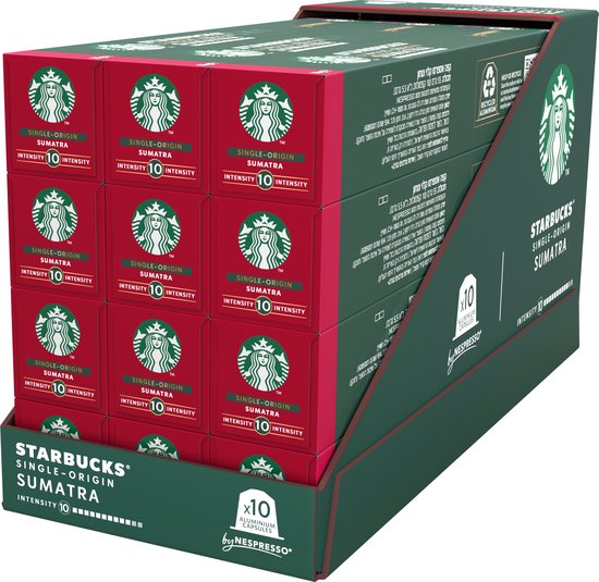 120 Starbucks by Nespresso Capsules Single-Origin Colombia Espresso Coffee