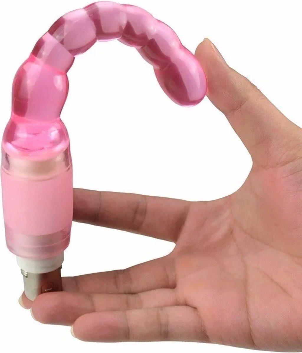 Goedkoopste Geribbelde Anale Dildo Basic 3XLR 19 CM voor Auxfun Basic Seksmachine