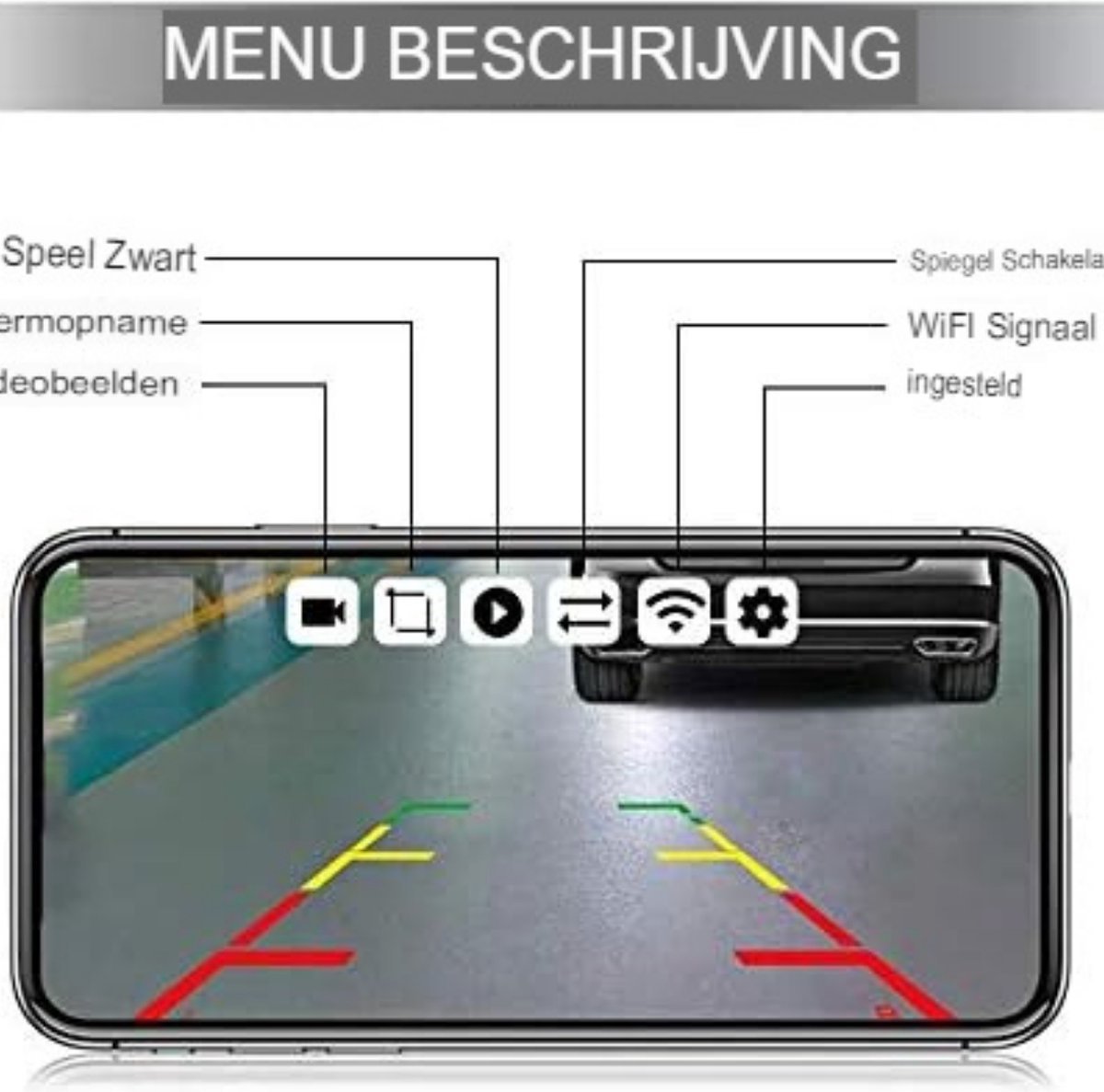 Achteruitrijcamera Back-upcamera DT1Z 19G490 C Hoge Resolutie Achteruitrijcamera Achteruitrijcamera Vervanging voor Transit Connect 2015