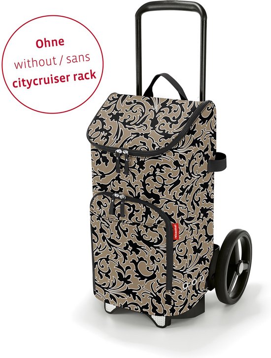 Reisenthel Citycruiser Bag - Sac Courses 45L Avec Compartiments, Compatible Trolley Rack, Noir