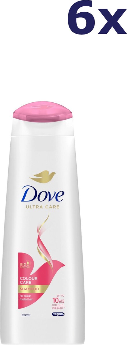 6x Dove Shampoo - Color Care 250 ml