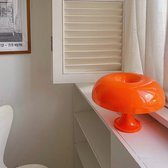Slaapkamer Hotel Bed Led Champignon Oranje Tafellamp Woonkamer Interieur Creatieve Verlichting Voortreffelijk Met 4 Bollen Tafellamp