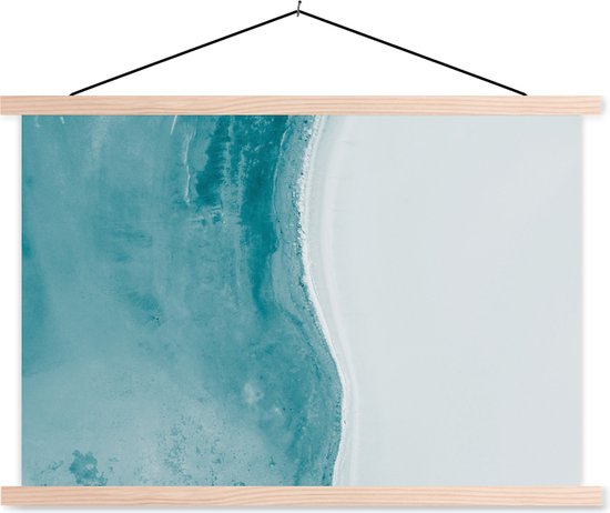 Porte-affiche avec affiche - Affiche scolaire - Plage - Water - Australie - 60x40 cm - Lattes vierges