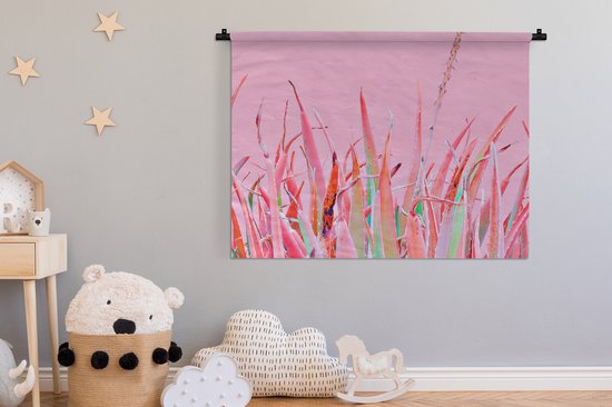 Tapisserie - Tapisserie - Été - Plantes - Pastel - 120x90 cm - Tapisserie