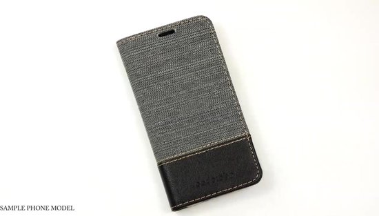 Coque Cadorabo pour Samsung Galaxy A5 2015 en MARRON BLEU FONCÉ - Coque de protection avec fermeture magnétique