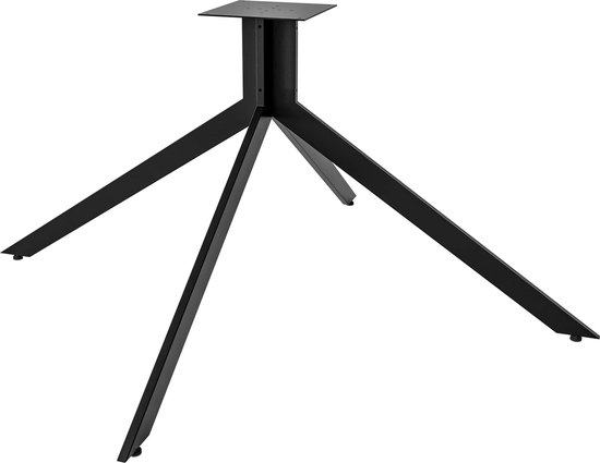 Pieds de table CLP Ladera - Structure de table - Base de table - Revêtement en poudre - Métal - Zwart - noir