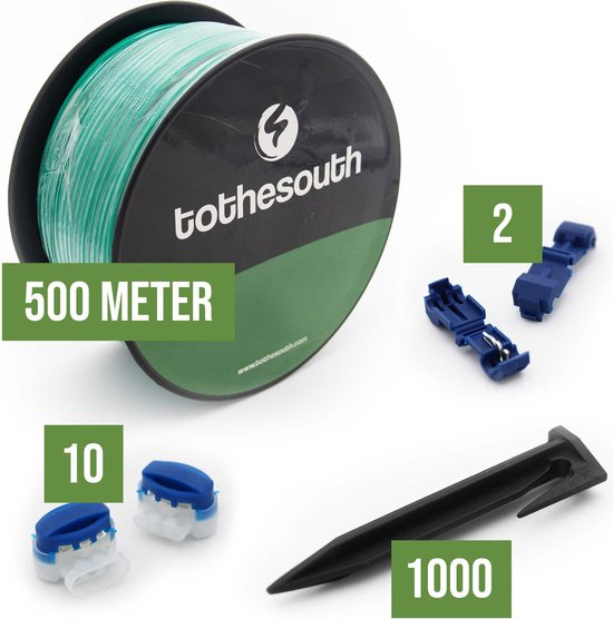 To the South® Installatieset geschikt voor alle Segway Robotmaaiers - Extra Groot (3.4mm - extra sterk) van To the South — afbeelding 3