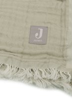 Jollein Baby Deken Ledikant - 120x120cm - Fringe - Olive Green/Ivory - GOTS