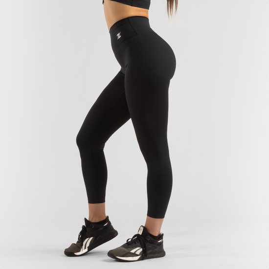ZEUZ Sport Legging Dames High Waist - Sportkleding & Sportlegging Squat Proof voor Fitness & Crossfit - Hardloopbroek, Yoga Broek - 70% Nylon & 30% Elastaan - Zwart - Maat XS van ZEUZ — afbeelding 2