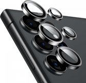 Protecteur d'objectif d'appareil photo ESR adapté au Samsung Galaxy S24 Ultra | Verre | Case Friendly | avec applicateur | Noir
