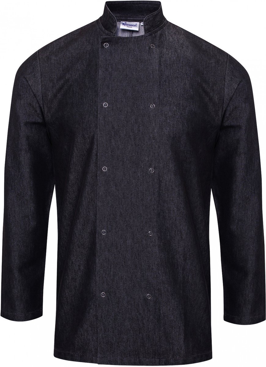 Schort/Tuniek/Werkblouse Unisex XL Premier Black Denim 60% Katoen, 40% Polyester