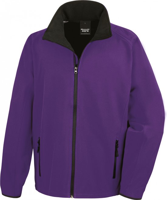 Jas Heren L Result Lange mouw Purple / Black 100% Polyester