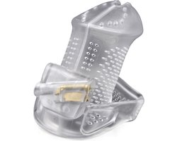 BRUTUS Airmesh Cage - Chastity Cage Kuisheidskooi -Discreet slot
