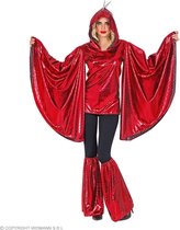 Widmann - Draak Kostuum - Verleidelijke Moederdraak Rood - Vrouw - Rood - Large / XL - Halloween - Verkleedkleding