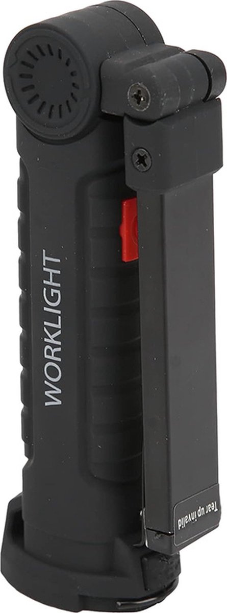 Daphomeu Zaklamp met magnetische werkplaatslamp, COB werklamp met draaifunctie en magneetvoet, ideaal voor autoreparaties, werkplaats en camping Daphomeu Zaklamp met magnetische werkplaatslamp, COB werklamp met draaifunctie en magneetvoet, ideaal voor autoreparaties, werkplaats en camping