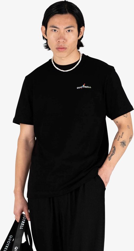 Quotrell - RESORT T-SHIRT - BLACK/WHITE - S