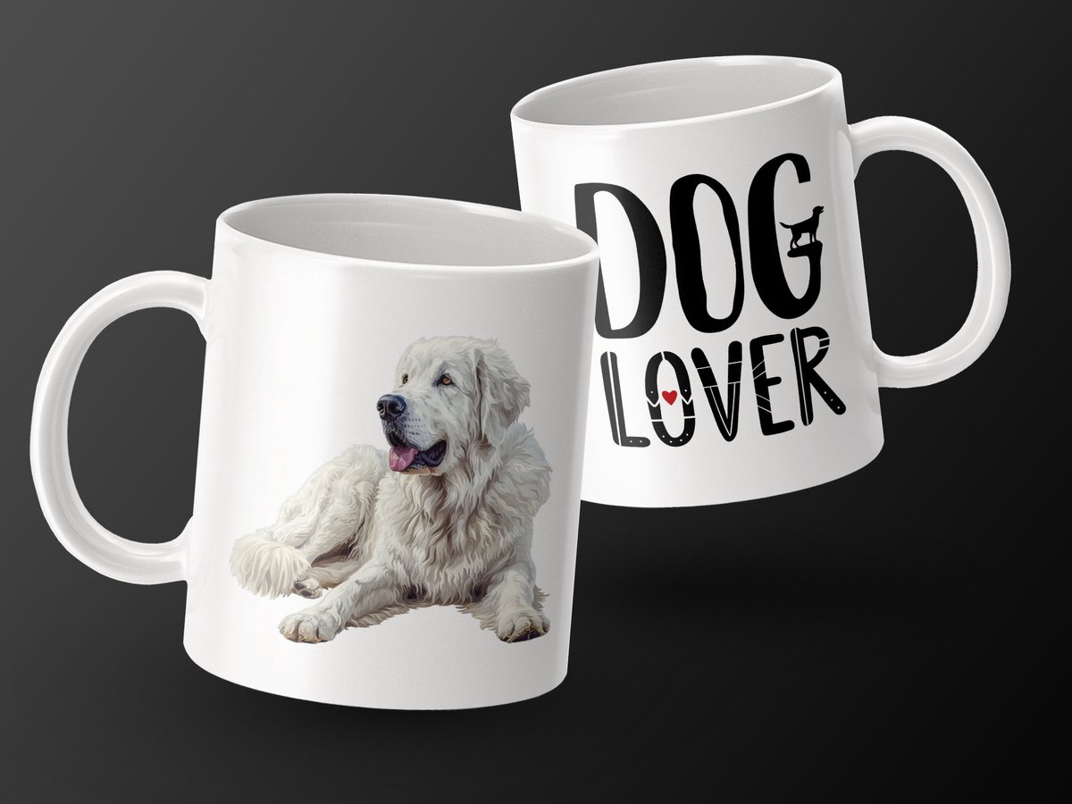 Mok Kuvasz dog - hond / dog lover