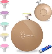 NilaFee® - Electrische Baby Nagelvijl - 7 Vijlen - Incl. Batterij - Baby Nagelknipper - Manicureset Baby - Nagelschaartje - Zand