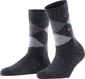 Burlington Whitby one-size Zacht En Warm sokken dames grijs - Matt 36-41