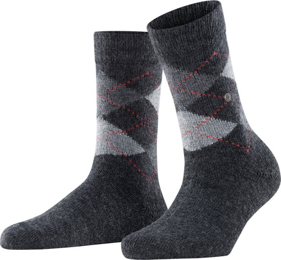 Burlington Whitby one-size Zacht En Warm sokken dames grijs - Maat 36-41