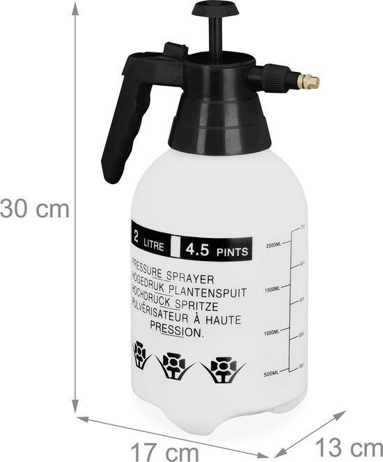Plasticforte Plantenspuit met een inhoud van 500 ml - transparant groen