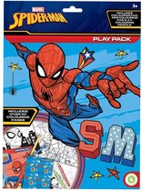 Marvel Spider-Man - Kinder Kleurboek met 4 Potloden - 3+ Jaar