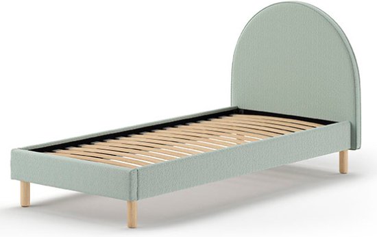 Vipack - Eenpersoonsbed Maeva - 90x200 - Groen