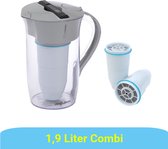 Bol.com ZeroWater 1.9 Liter Waterfilter Kan - COMBI DEAL Met 3 Waterfilters aanbieding