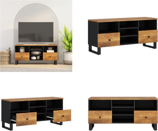 vidaXL Tv-meubel 180x30x43 cm bewerkt hout sonoma