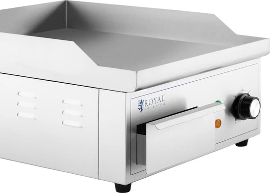 Elektrische grillplaat - 350 x 380 mm - Flat - 2,000 W - Royal Catering — afbeelding 4