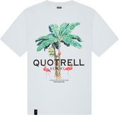 Quotrell - RESORT T-SHIRT - LIGHT BLUE/BLACK - XS