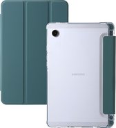 Geschikt Voor Samsung Galaxy Tab A9 Plus Hoes - A9 Plus Variant Case - 11 Inch A9 Plus Hoesje - Folio Case Cover - Shockproof - Met Autowake - Met Standaard - Hoesje Met Pencil Houder - Dun - Groen