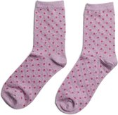 Pieces dames sokken 1-pack - Dots - onesize - DSS17094859 - Bruin