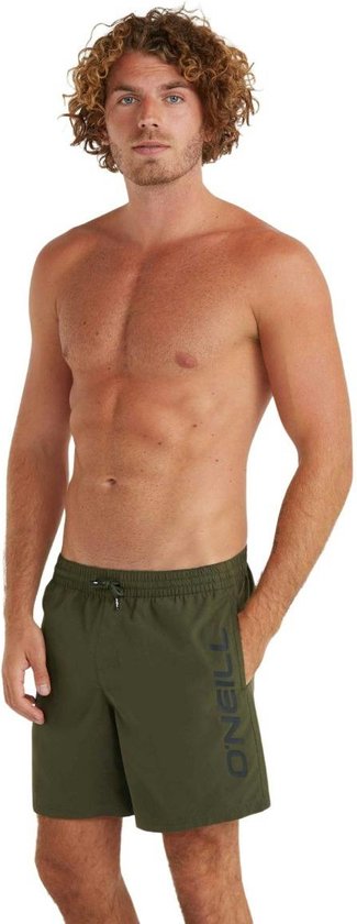 O'Neill Wide Swim Shorts - 16028 Kaki - taille XL (XL) - Hommes Adultes - Polyester - 2800152-16028-XL