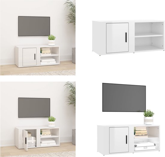 Tv-meubel 180x30x43 cm bewerkt hout sonoma eikenkleurig kopen