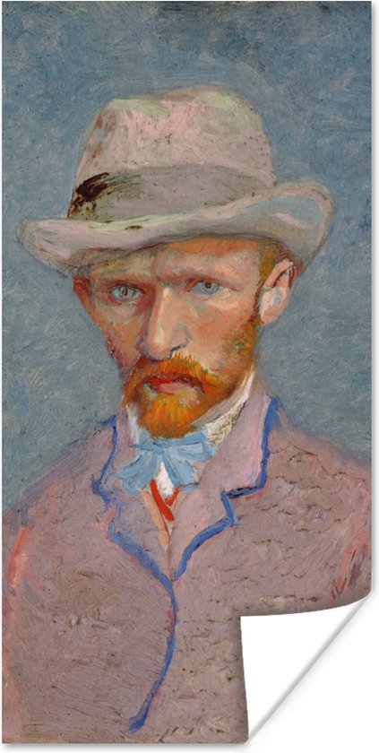 Poster Zelfportret - Vincent van Gogh - 60x120 cm