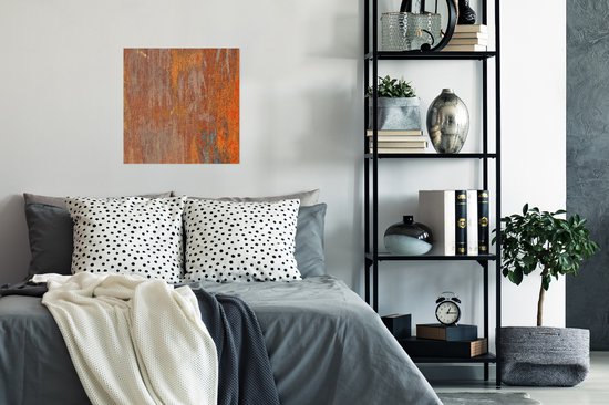 Affiche Rouille - Jaune - Oranje - 50x50 cm