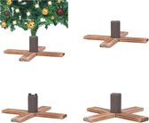vidaXL Kerstboomstandaard 54x54x16 cm - Kerstboomstandaard - Kerstboomstandaards - Kerstboomstandaarden - Kerstboomhouder