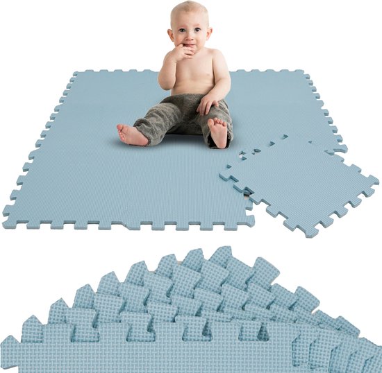 LittleTom 36-Delige Baby Speelmat Puzzel vanaf de Eerste Maand - 30x30