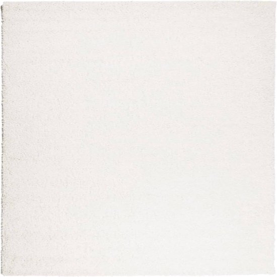 vidaXL - Vloerkleed - PAMPLONA - shaggy - hoogpolig - modern - 200x200 - cm - crème