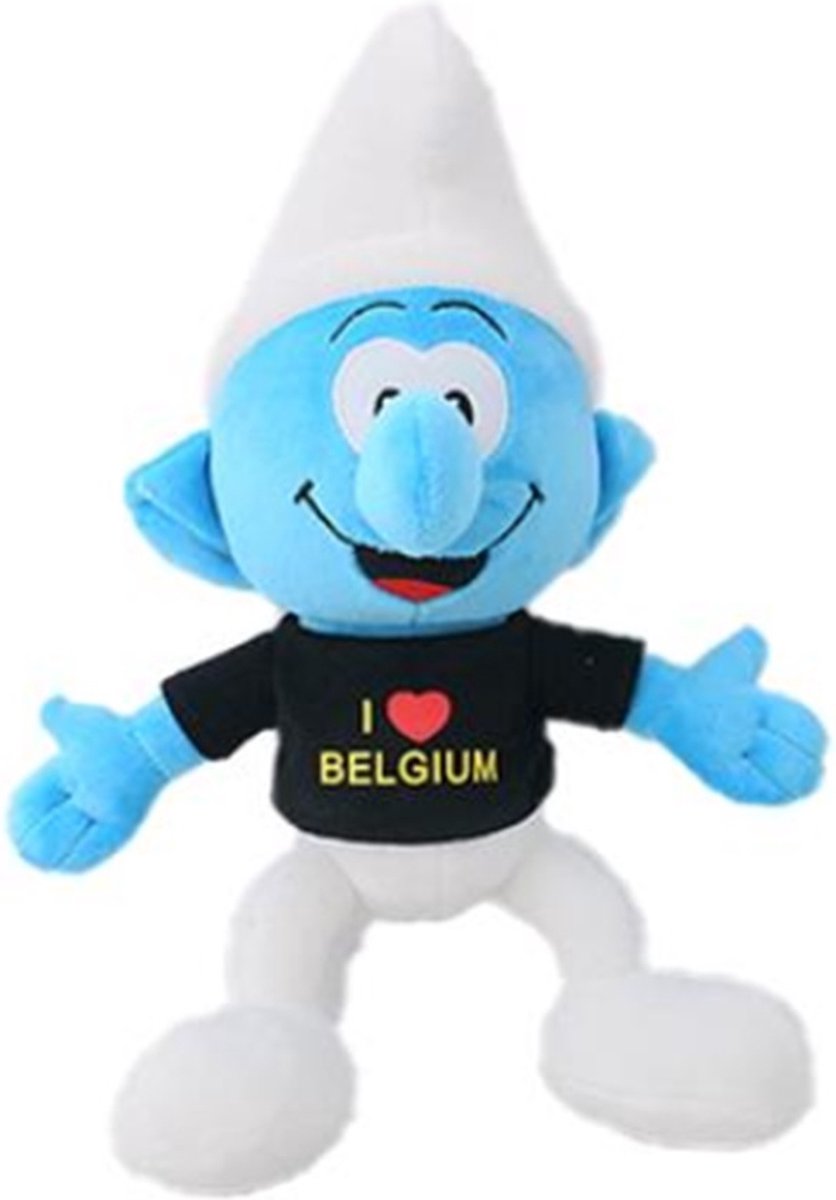 Smurfen Knuffel - 30 cm - I Love Belgium