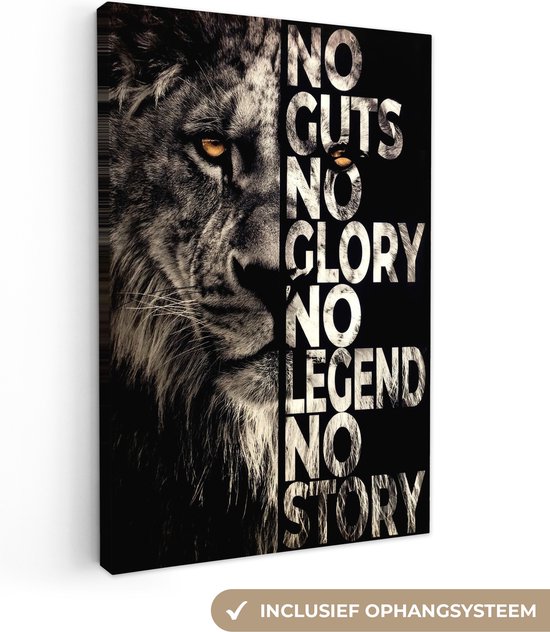1 stück rahmenloser tiger leinwand kunstdruck poster textil - Germany