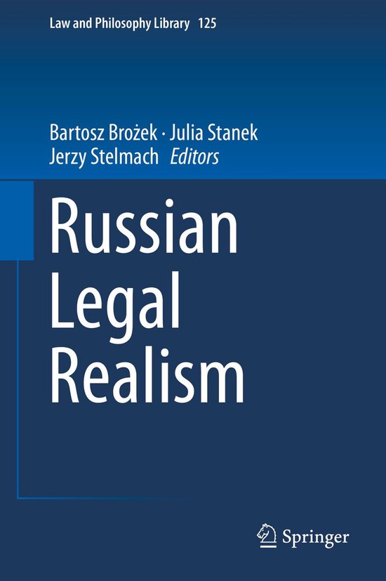 Law and Philosophy Library 125 - Russian Legal Realism - cover